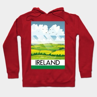 Ireland for a break travel poster Hoodie